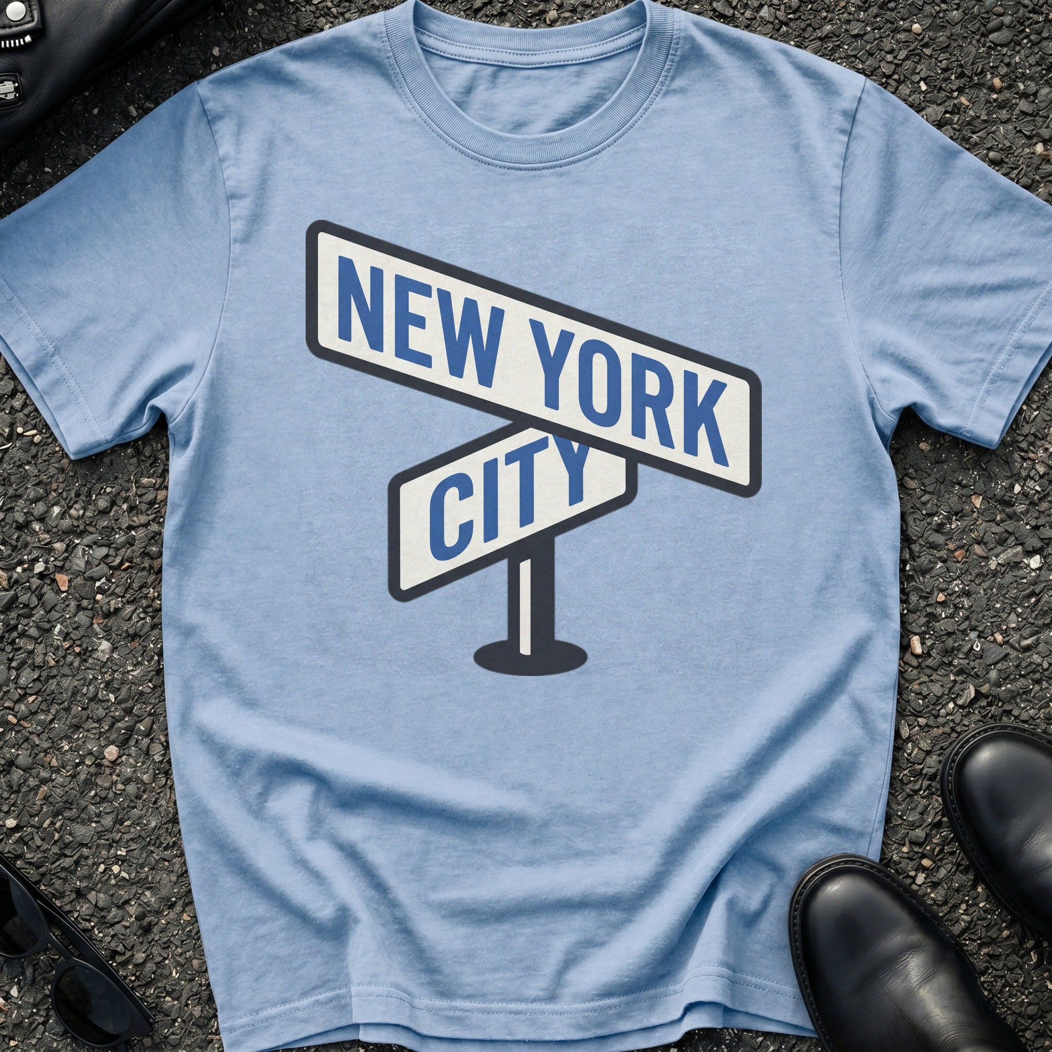 Street Sign Cross T-Shirt
