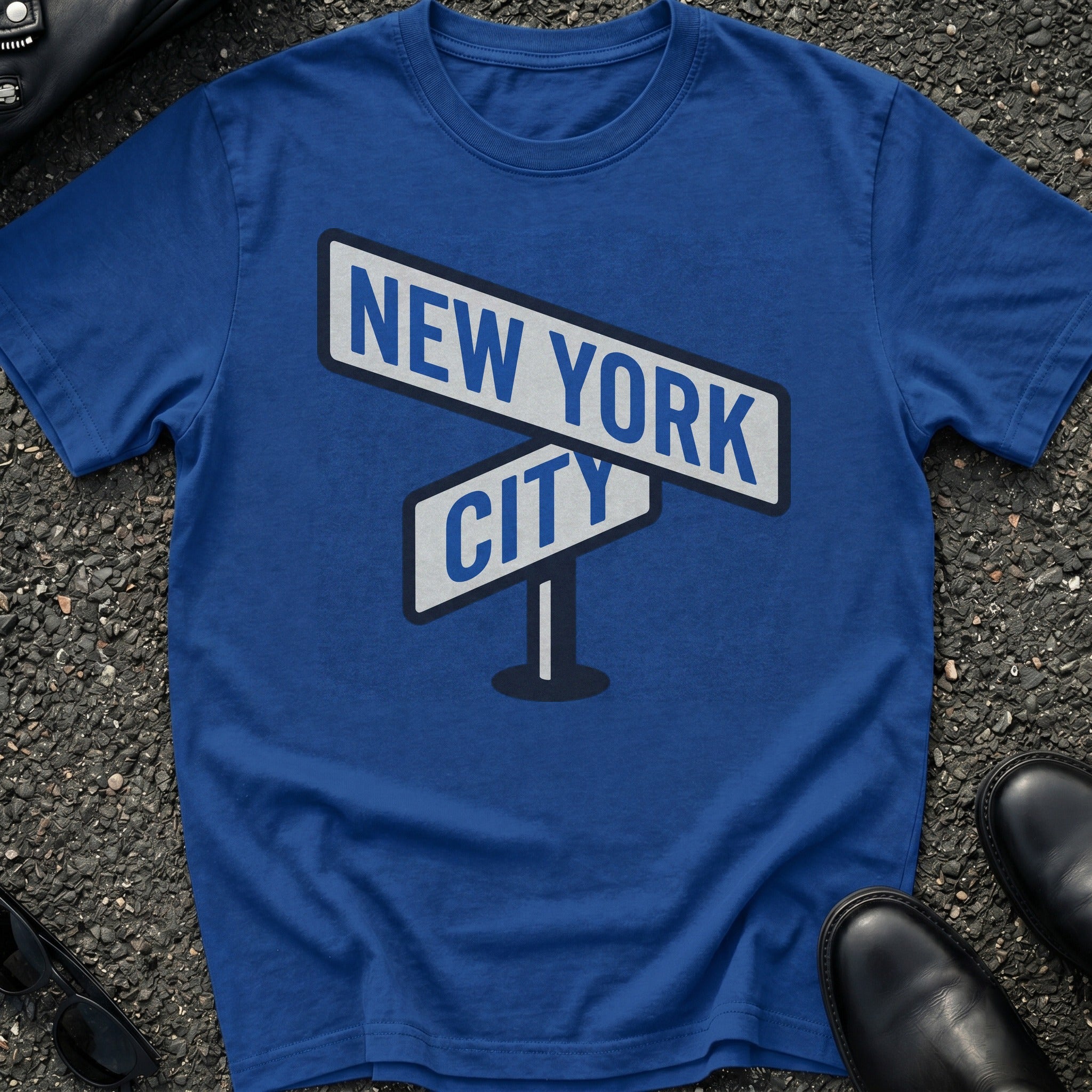 Street Sign Cross T-Shirt