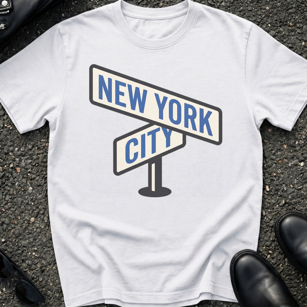 Street Sign Cross T-Shirt