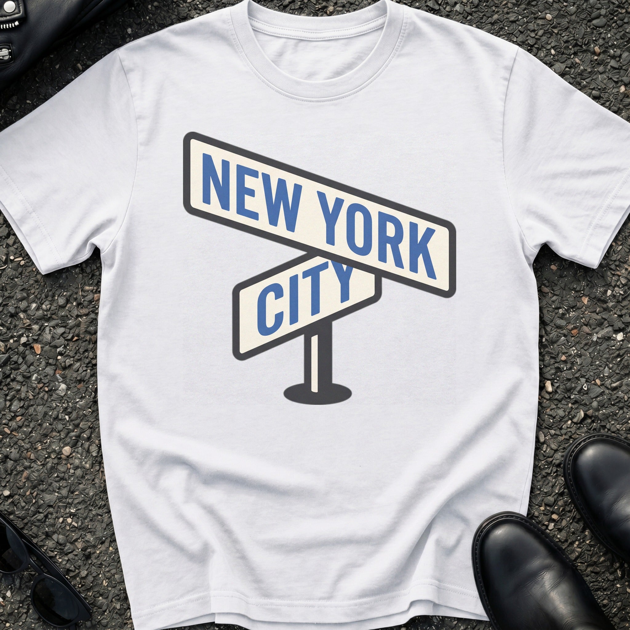 Street Sign Cross T-Shirt