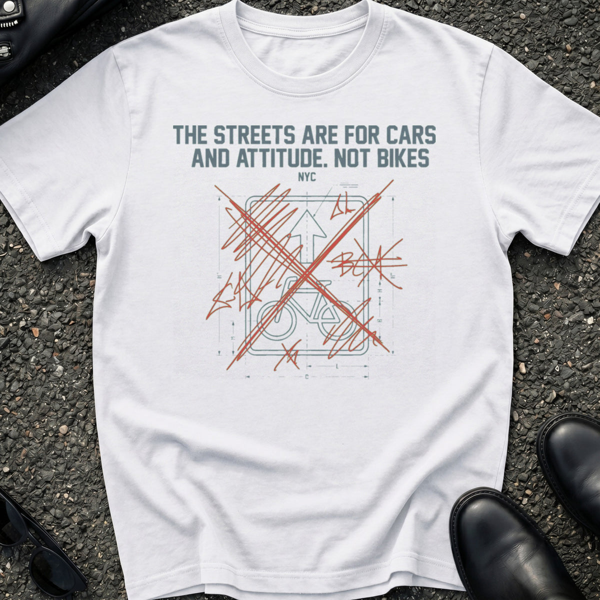 Streets Cars Attitude T-Shirt