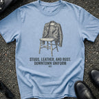 Studs Leather Rust T-Shirt