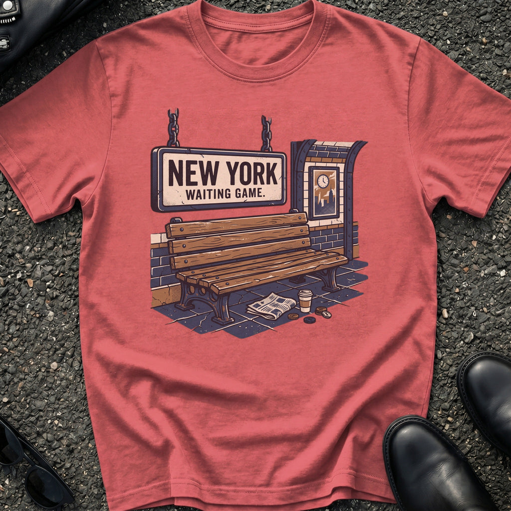 Subway Bench Illo T-Shirt