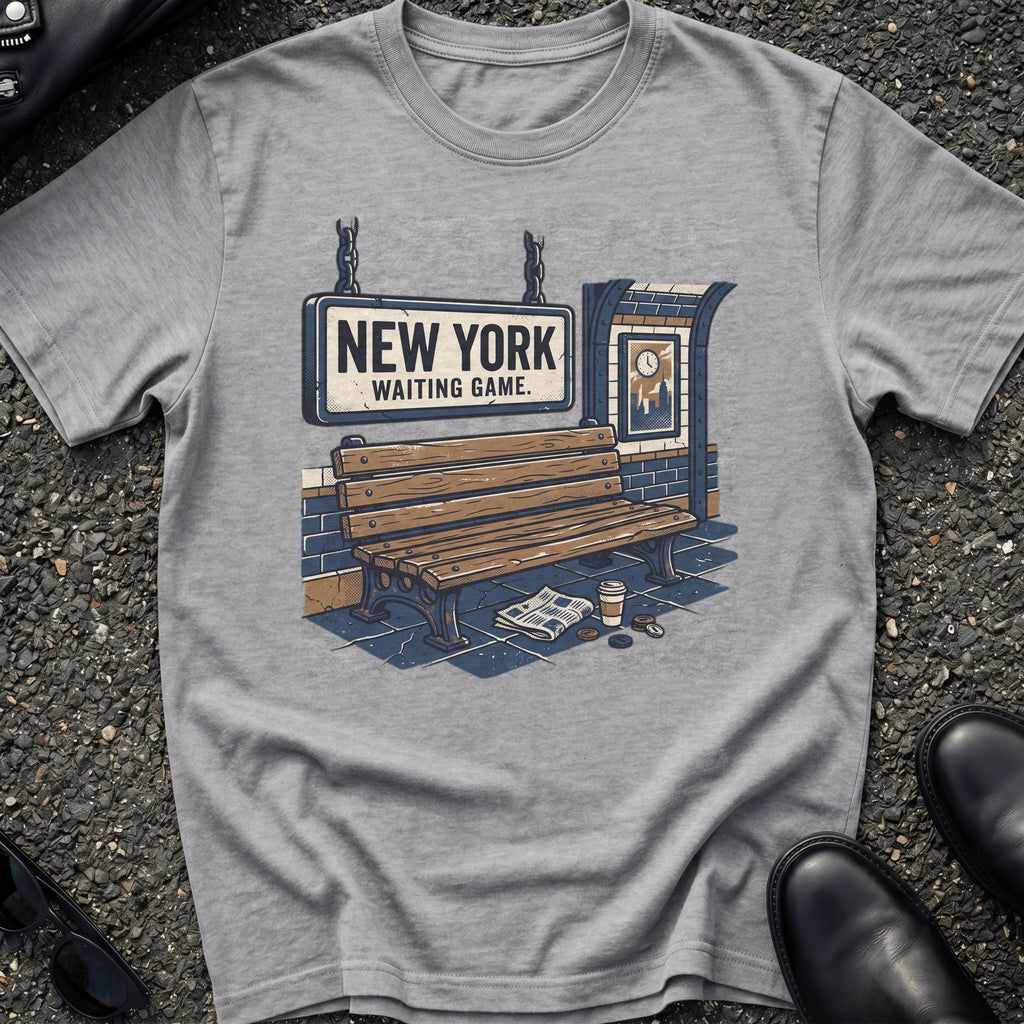 Subway Bench Illo T-Shirt