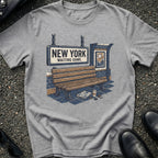Subway Bench Illo T-Shirt