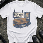 Subway Bench Illo T-Shirt