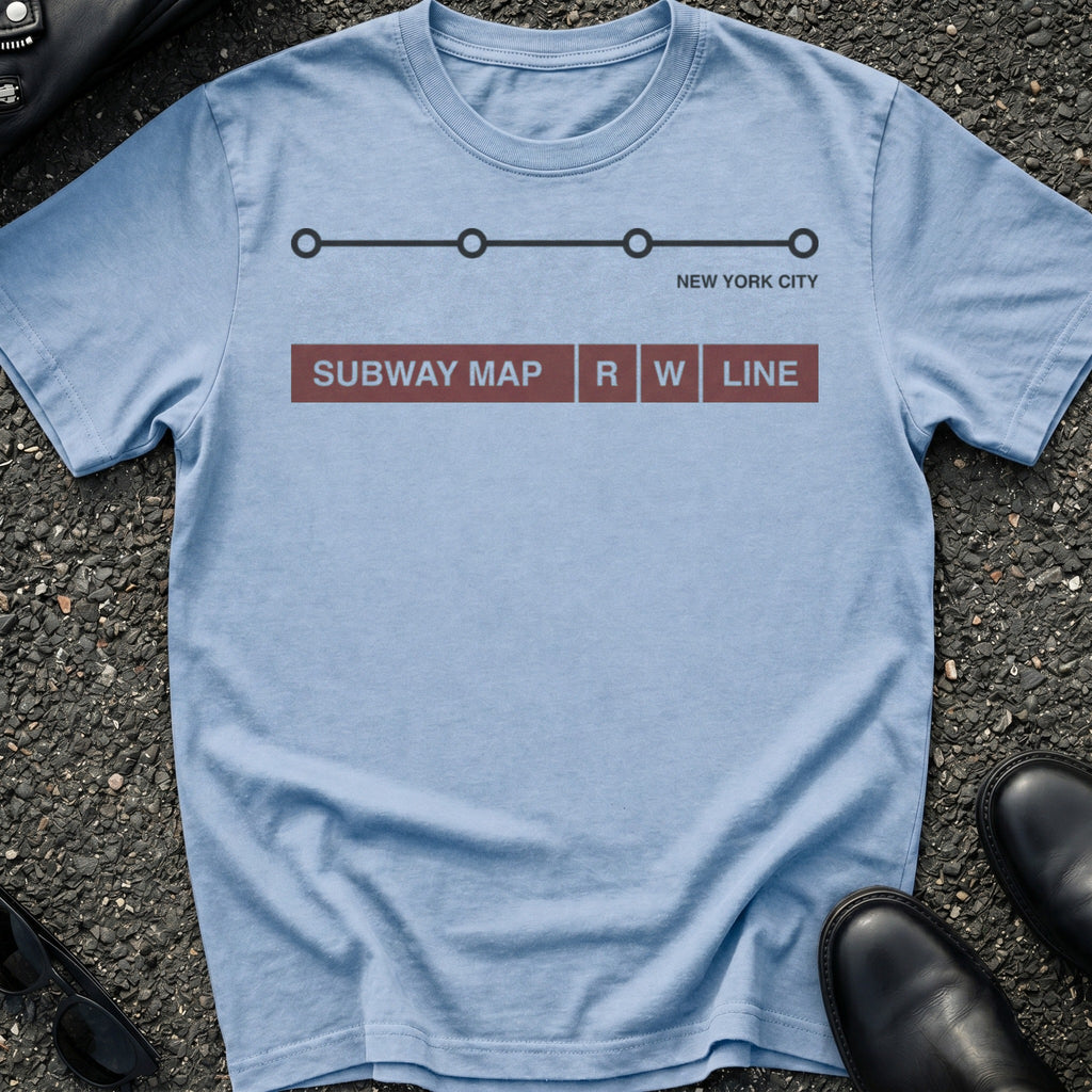 Subway Line Minimal T-Shirt