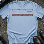 Subway Line Minimal T-Shirt