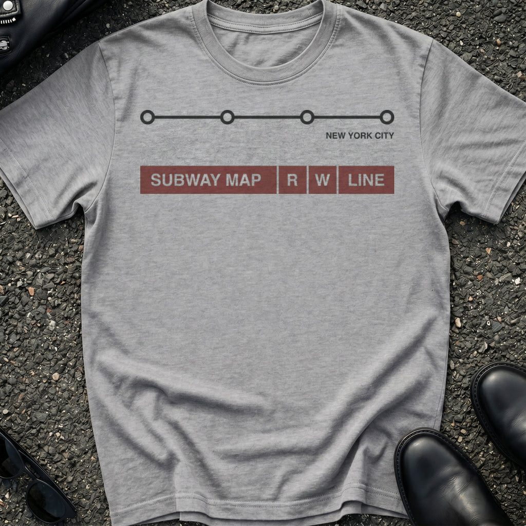 Subway Line Minimal T-Shirt