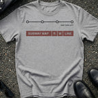 Subway Line Minimal T-Shirt
