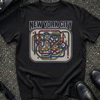 Subway Map Abstract T-Shirt