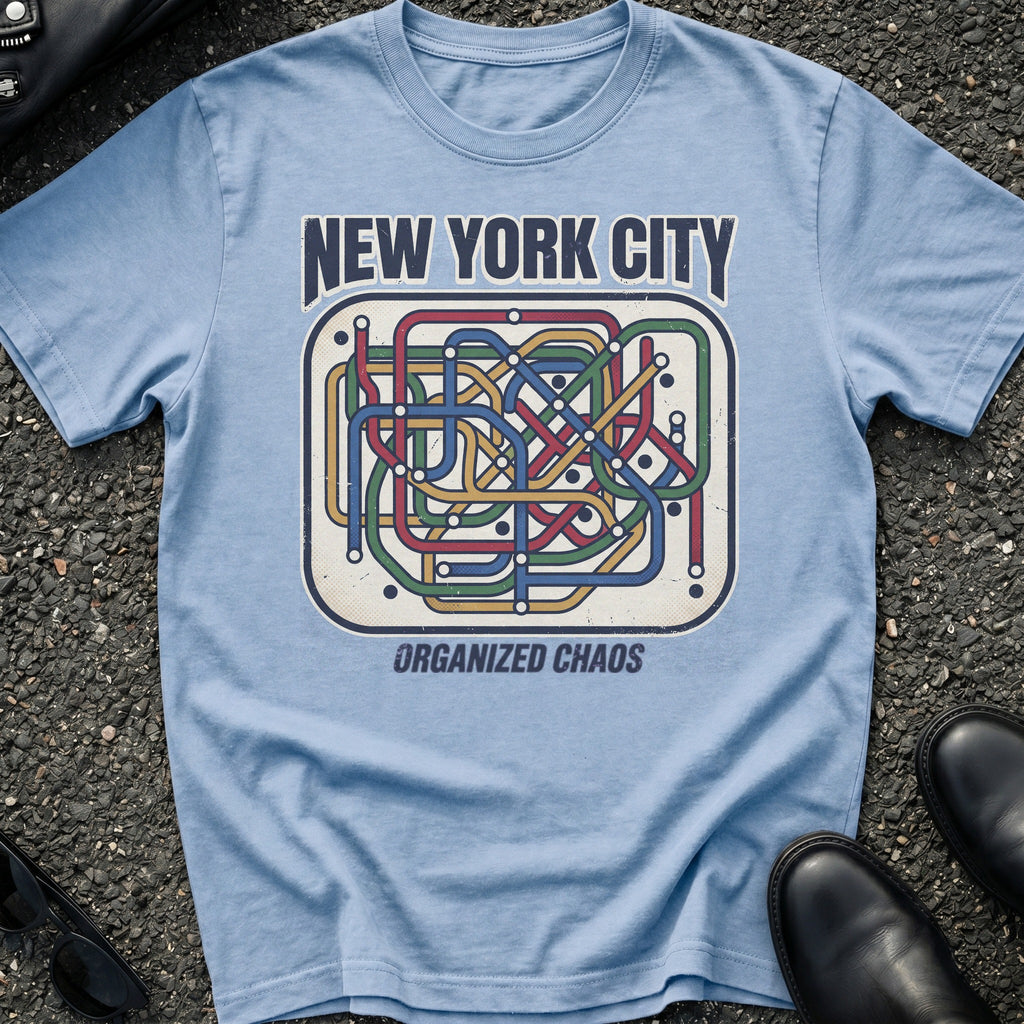 Subway Map Abstract T-Shirt