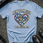 Subway Map Heart T-Shirt