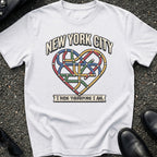 Subway Map Heart T-Shirt