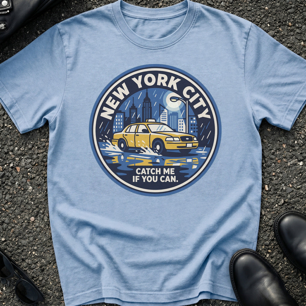 Taxi Rain Night T-Shirt