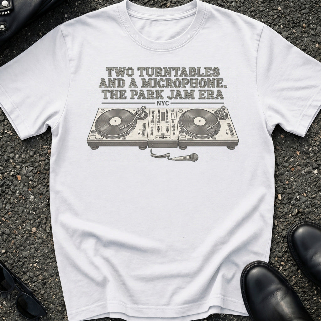 Two Turntables Microphone T-Shirt