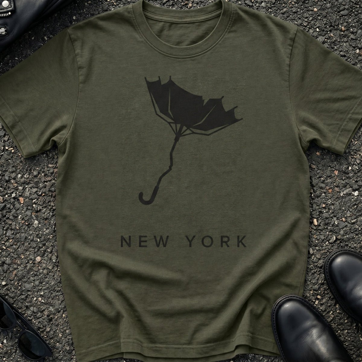 Umbrella Silhouette T-Shirt