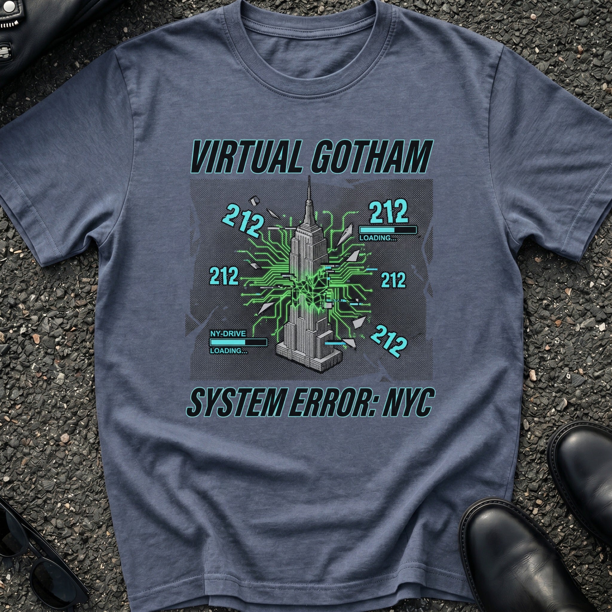 Virtual Gotham System Error T-Shirt