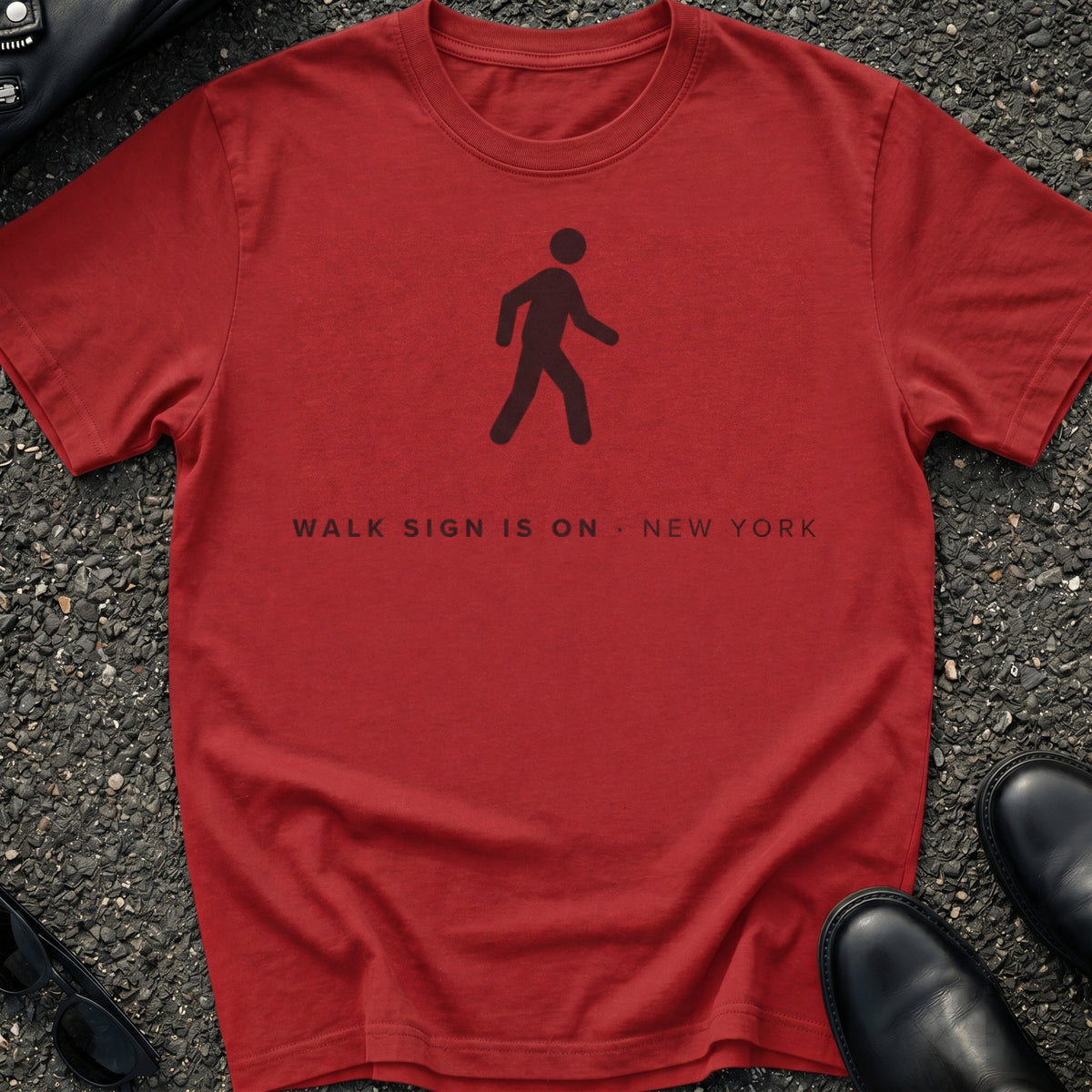 Walk Sign Is On T-Shirt