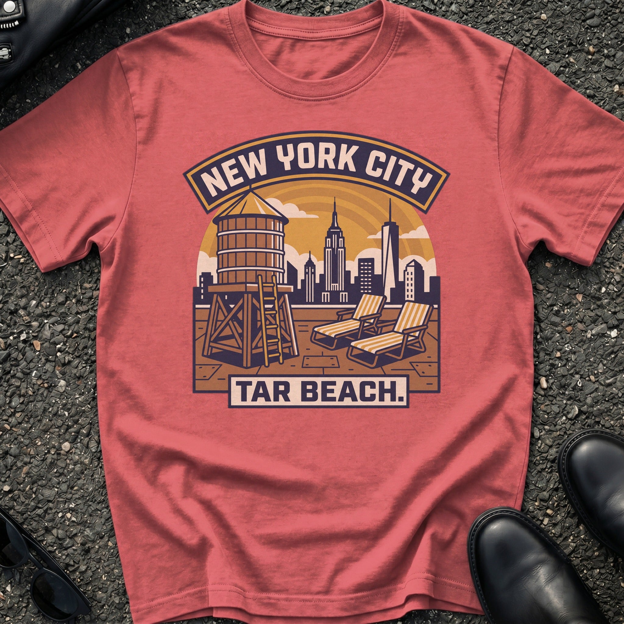 Water Tower Rooftop T-Shirt