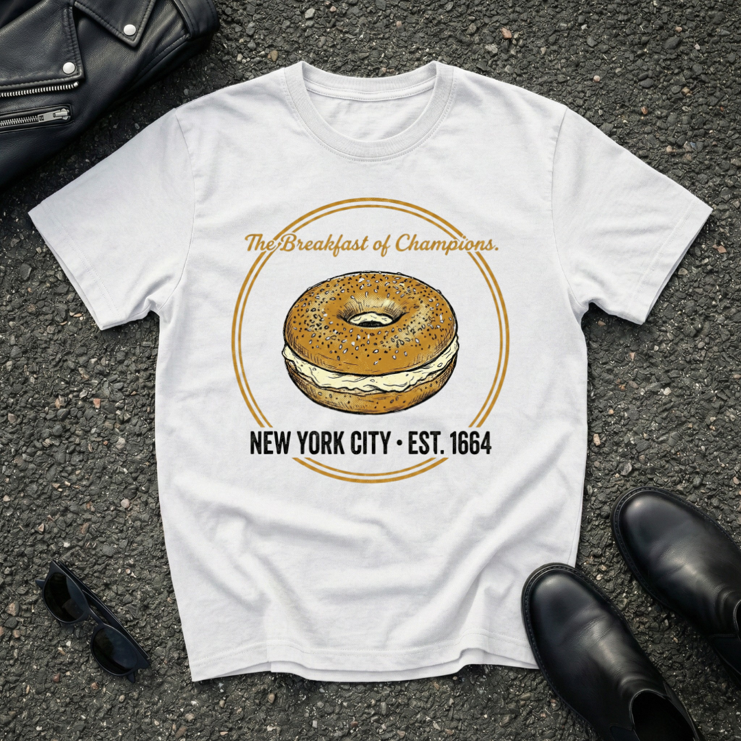 Everything Bagel Breakfast of Champions T-Shirt