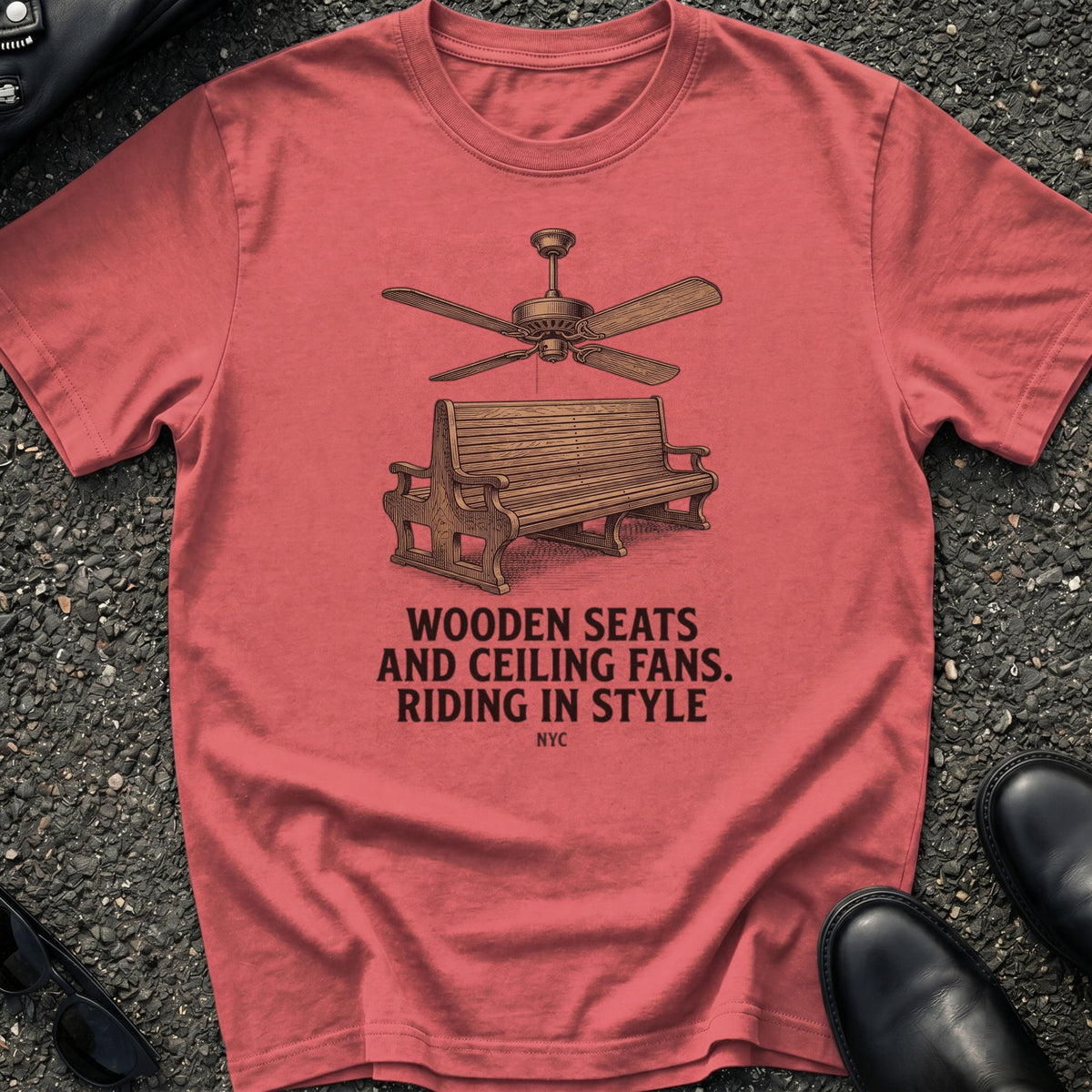 Wooden Seats Ceiling T-Shirt