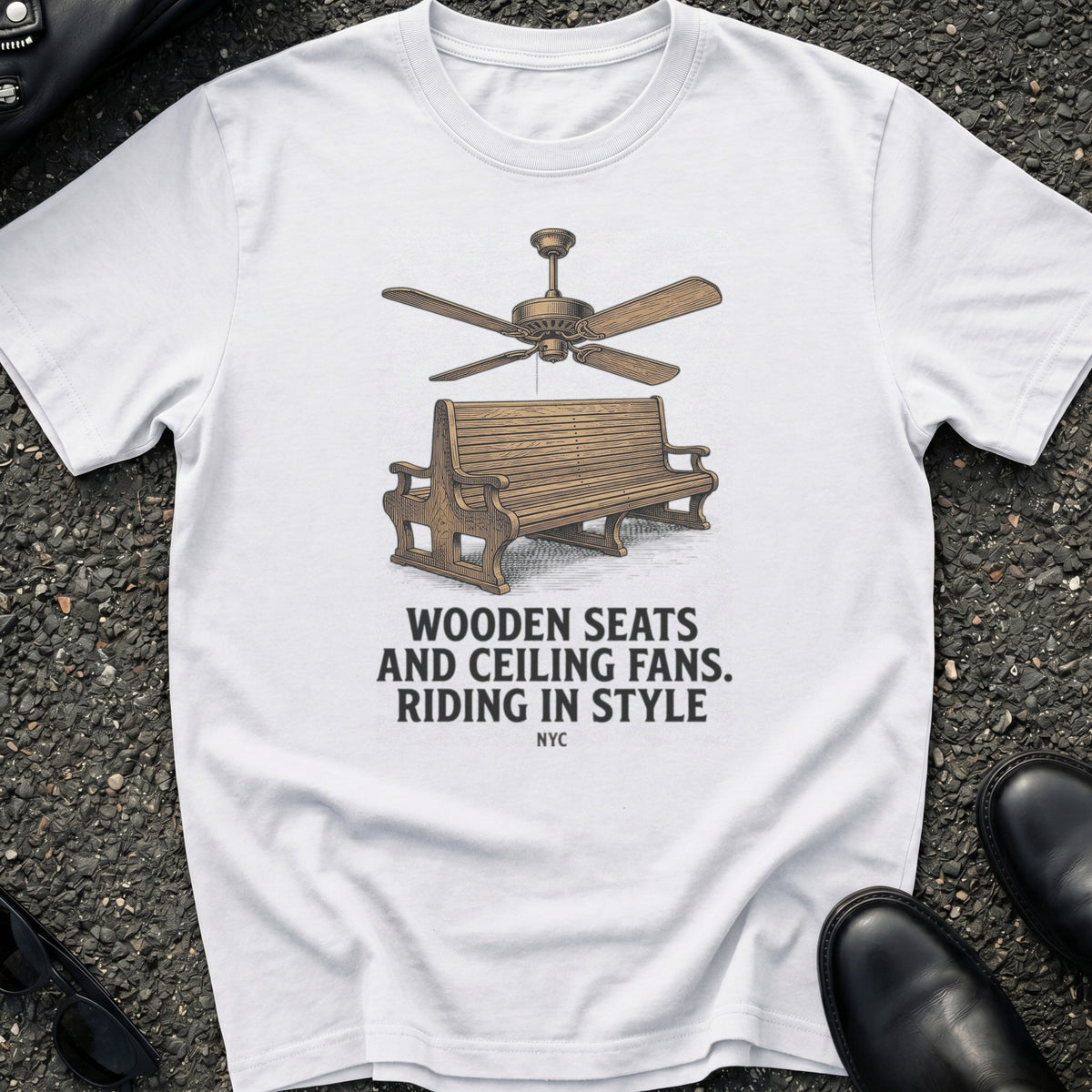 Wooden Seats Ceiling T-Shirt
